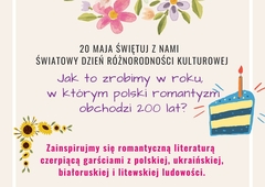 21 maja Świętuj z nami Światowy dzień óżnorodności kulturowej